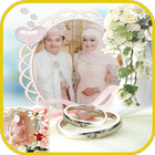 Bridal Hijab Photo Montage ícone