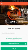 Gingerplate - Food Ordering پوسٹر