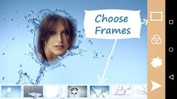 Water Photo Frames & Collage captura de pantalla 1