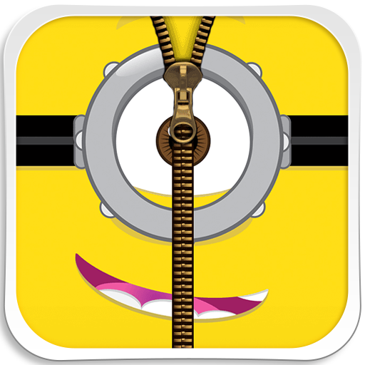 Minion Zipper Lock Screen