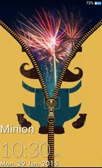 Minion Zipper Lock Screen APK download