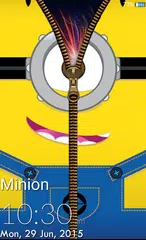 Minion Zipper Lock Screen APK download