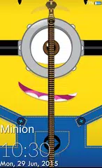 Minion Zipper Lock Screen APK download