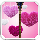 Pink Love Zipper Lock Screen APK