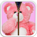 Pink Teddy Bear Zipper Unlock APK
