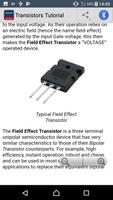 Transistors Tutorial captura de pantalla 3