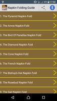 Napkin Folding Guide captura de pantalla 1