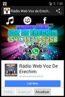 Rádio Web Voz de Erechim تصوير الشاشة 1