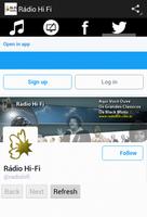 Rádio Hi Fi capture d'écran 3