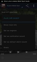 Audio Suara Mobil(HD) স্ক্রিনশট 2