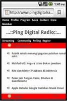 Ping Digital Radio Affiche