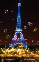 Paris Night Wallpaper Affiche