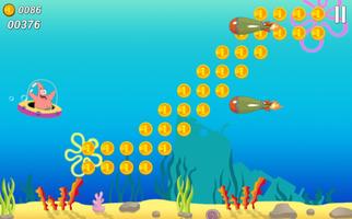 Sponge Submarine : Happy Dive Square Adventure screenshot 1