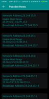 برنامه‌نما Subnet Calculator عکس از صفحه