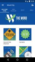 "THE WORD" Church poster