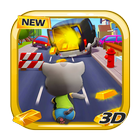 Tom subway rush : Talking Cat clash 3D icône