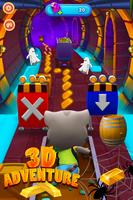 Tom subway rush : Talking Cat clash 3D โปสเตอร์