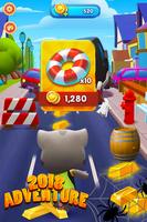 Tom subway rush : Talking Cat clash 3D ảnh chụp màn hình 2