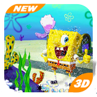 Subway Sponge Burger Rush : Legends Adventure icône