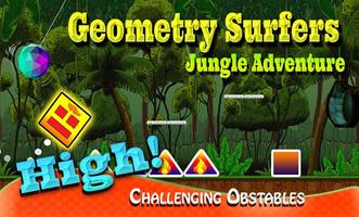 Geometry Surfers - Jungle Run capture d'écran 2