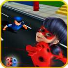 Miraculous adventure LADYBUG rush 3D icon