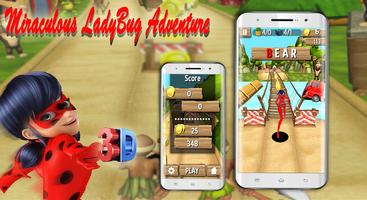 Miraculous adventure LADYBUG rush 3D स्क्रीनशॉट 2