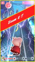 Pepa super pig adventure rush poster