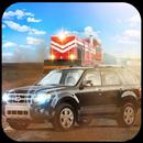 4x4 Prado Racing vs Train games APK