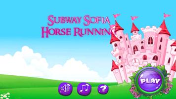 Subway First Sofia Horse Running to Temple Game Affiche