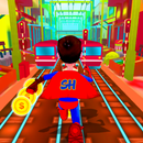 APK Super Hero Rail Rush Simulator