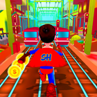 Super Hero Rail Rush Simulator icono