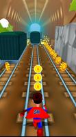 Super Hero Rail Rush Simulator captura de pantalla 1