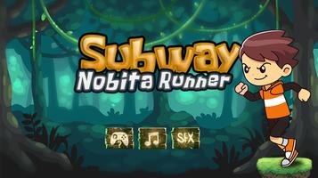 Subway Nobita Runner Affiche