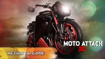 Moto Attack 3D Bike Race 2016 Affiche