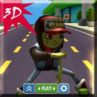Subway Surf Zombie Jake Games-poster