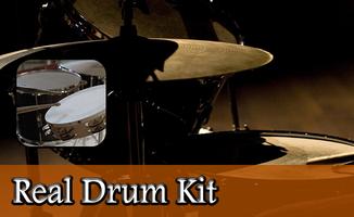 Real Drum Kit Affiche