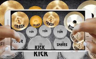 برنامه‌نما Real Drum Kit عکس از صفحه
