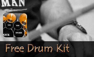 Free Drum Kit Affiche