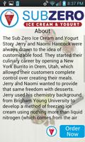 SubZero Ice Cream & Yogurt capture d'écran 2