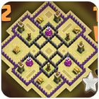 Town Hall 8 War Base COC 2017 simgesi