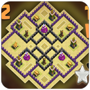 Town Hall 8 War Base COC 2017 APK