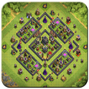 Town Hall 9 Hybrid Base COC APK