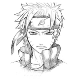 Tutorial Drawing Characters Naruto ikon