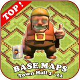 Top Base Maps COC TH 1 - TH 11 offline иконка