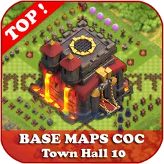 Скачать Лучшие базовые карты COC TH 10 APK