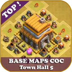 Top Base Karten COC TH 5 APK Herunterladen