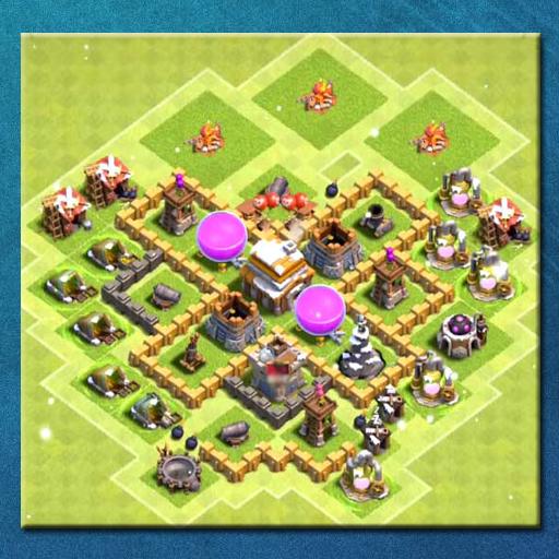 Top Base Maps COC TH 5 Ekran Görüntüsü 6.