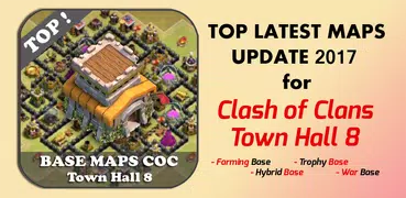 Top Base Karten COC TH 8