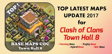 Top Base Maps COC TH 8