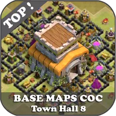 download Top Base Maps COC TH 8 APK